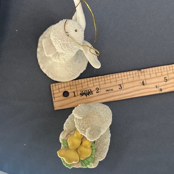 VTG Dept 56 Snowbabies A Basket of Joy Lincolnshirt Snowjade Angel Ornament Lot - Picture 14 of 16